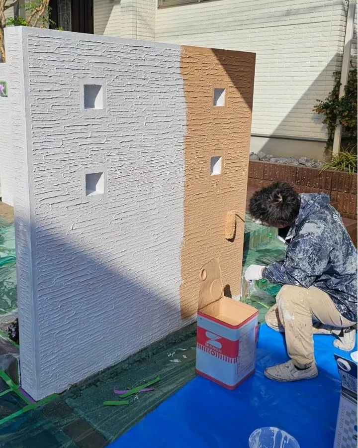 今回は塀の塗替えです🏰